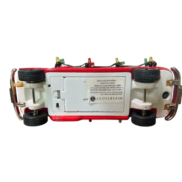 Dept 56 Christmas City Lights Tour Bus 55267 Snow Village Lights Don’t Work - Picture 5 of 8